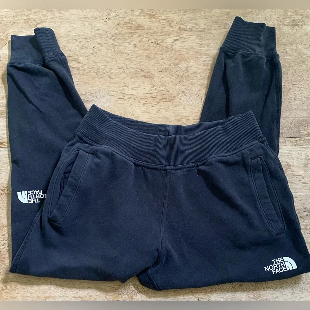 The North Face Men’s Sz S‎ Black Fleece Logo Joggers